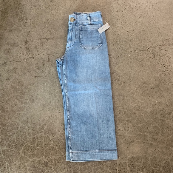 Maeve Denim - Maeve Colette High-Rise Wide-Leg Cropped jeans